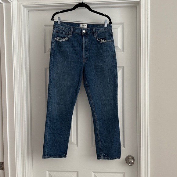 Agolde Classic Indigo Jeans - Picture 1 of 2